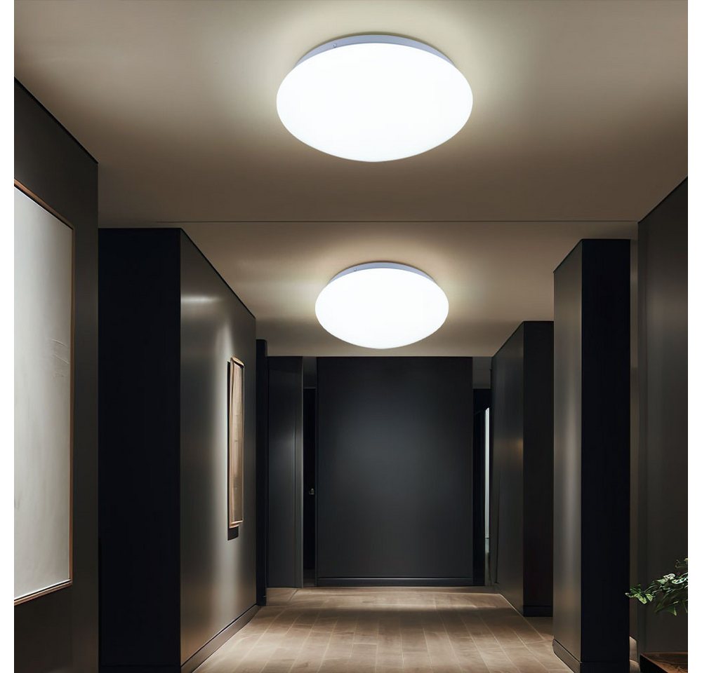 V-TAC LED Deckenleuchte, LED-Leuchtmittel fest verbaut, Tageslichtweiß, Deckenlampe Deckenleuchte Flurlampe Tageslicht Treppenhauslampe LED Bild 4