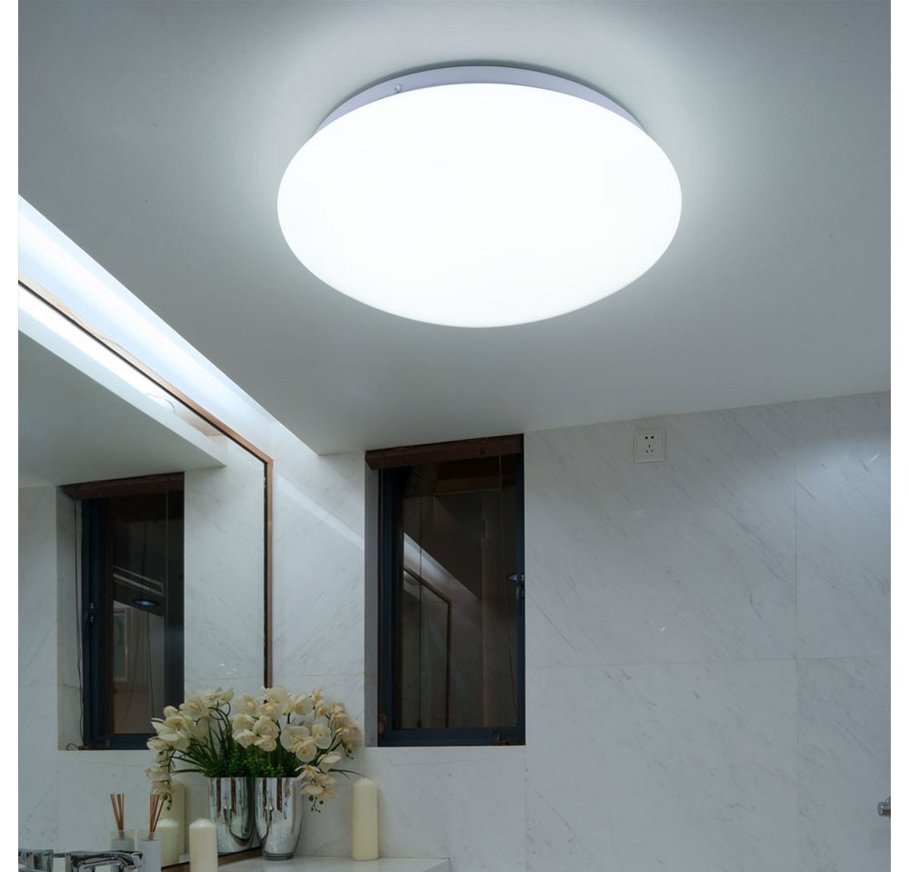 V-TAC LED Deckenleuchte, LED-Leuchtmittel fest verbaut, Tageslichtweiß, Deckenlampe Deckenleuchte Flurlampe Tageslicht Treppenhauslampe LED Bild 5