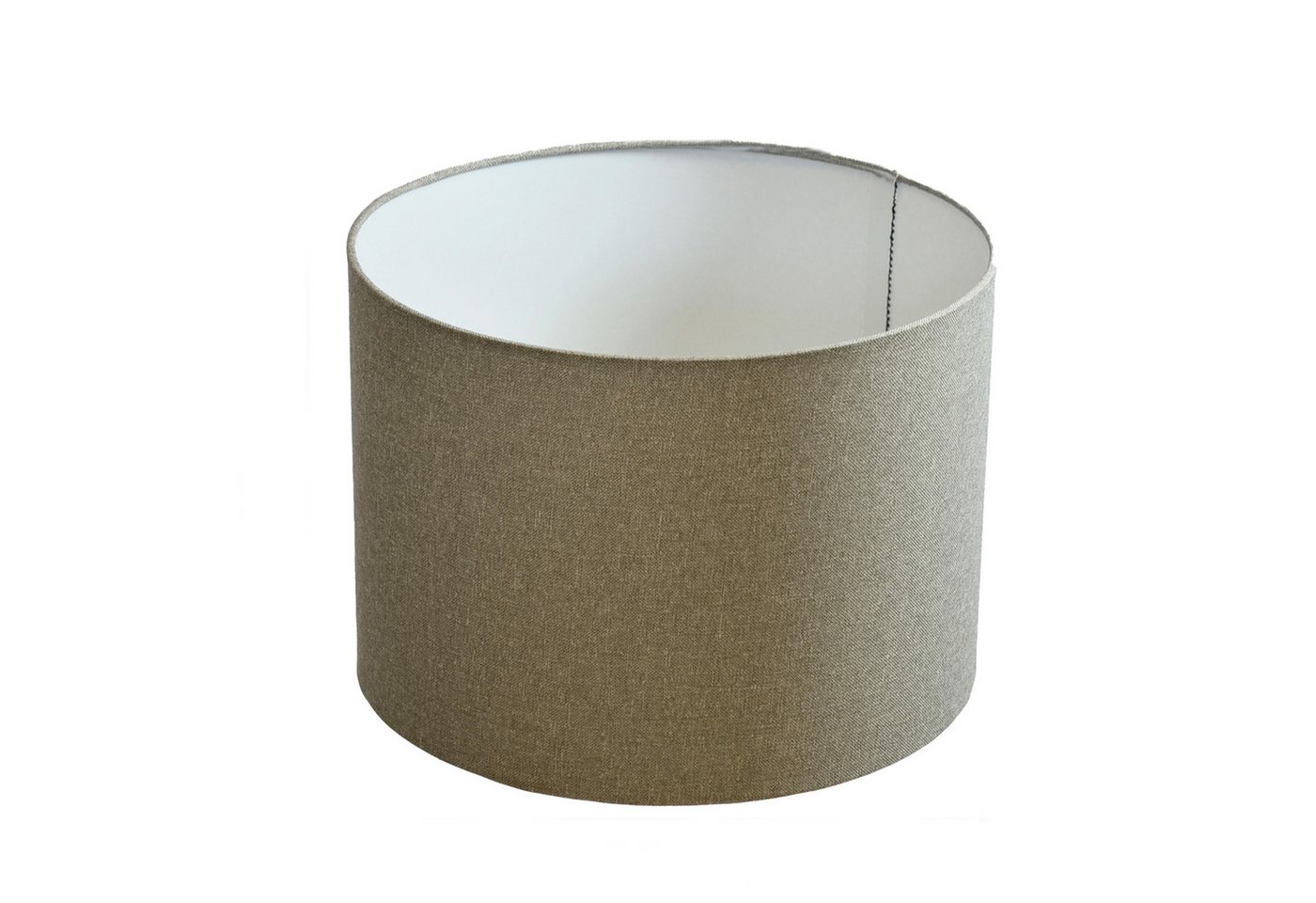 B&S Lampenschirm Lampenschirm Zylinder grau 25x25x18cm Jinming