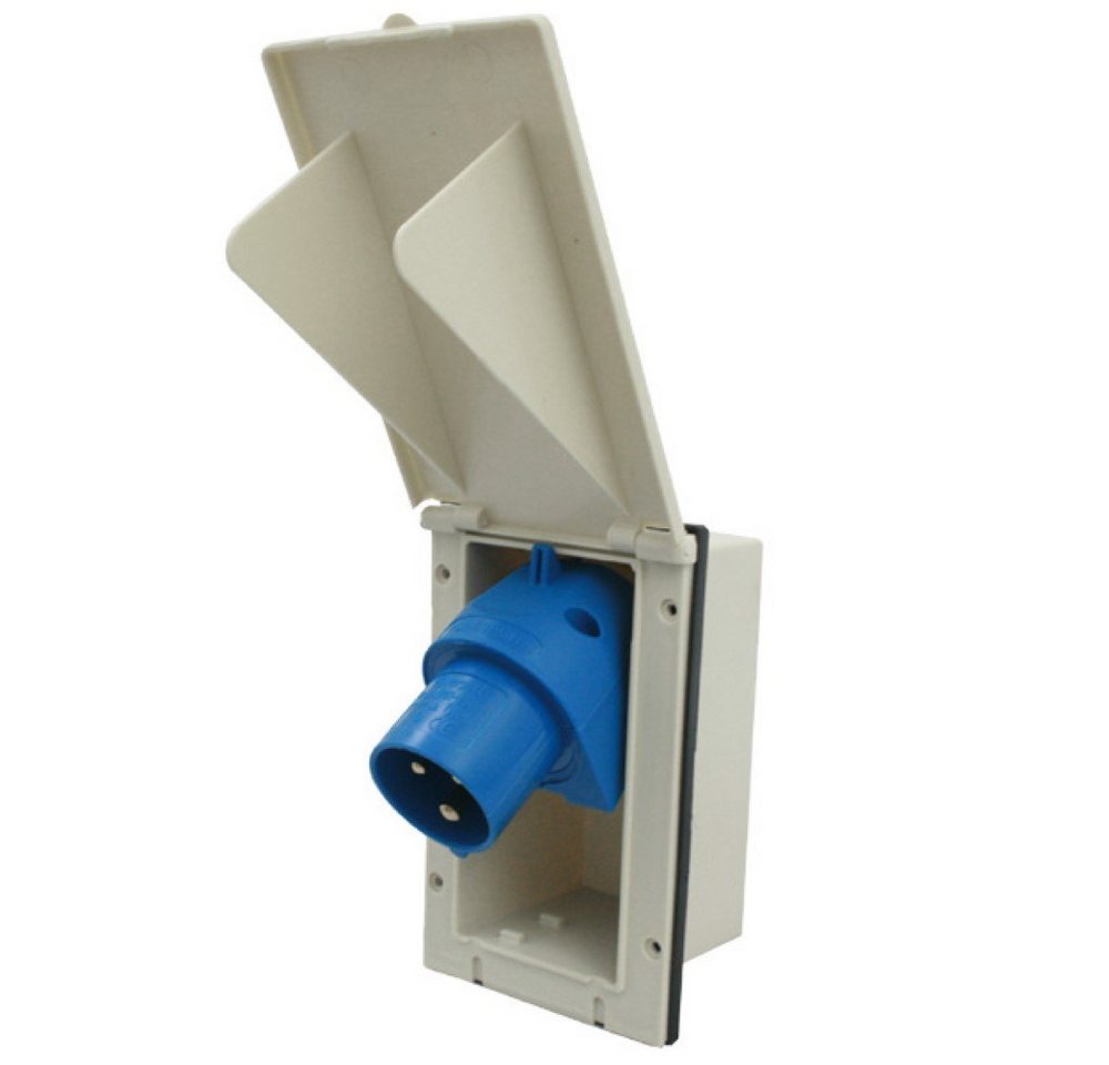 HABA B.V. CEE-Stecker Ersatzdeckel Klappe CEE Aussensteckdose beige Rechteck