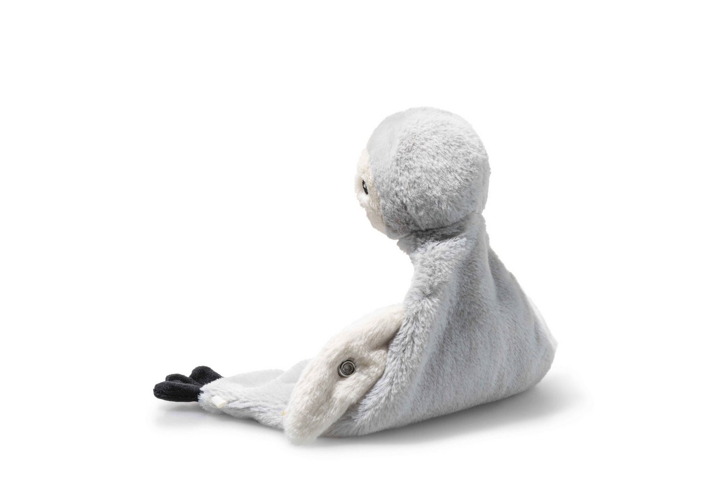 Steiff Schmusetuch Lio Pinguin Schmusetuch, grau/weiß, (1-tlg), mit »Knopf im Ohr«