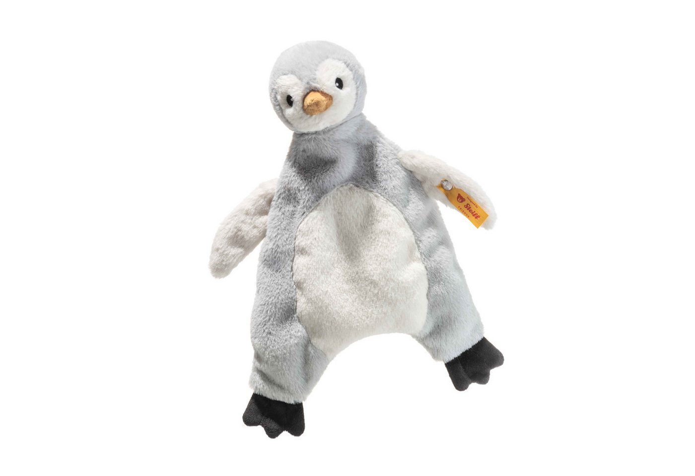 Steiff Schmusetuch Lio Pinguin Schmusetuch, grau/weiß, (1-tlg), mit »Knopf im Ohr« Bild 3