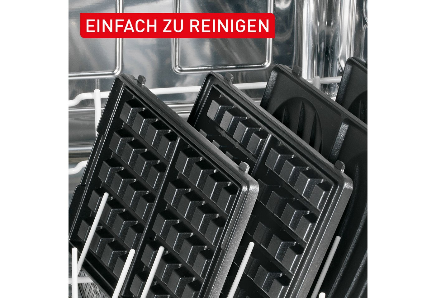 Tefal 2-in-1-Sandwichmaker Snack Collection Precision, Sandwiches & Waffeln, 3 Programme, digitaler Bildschirm, Timer Bild 4
