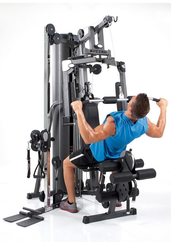 Finnlo by Hammer Kraftstation Autark 2200, 16 Gewichtsblöcke (Seilzug, Butterflystange, Latzug, Ruderfunktion und mehr), max. Benutzergewicht 120 kg, max. Trainingsgewicht 100 kg Bild 4