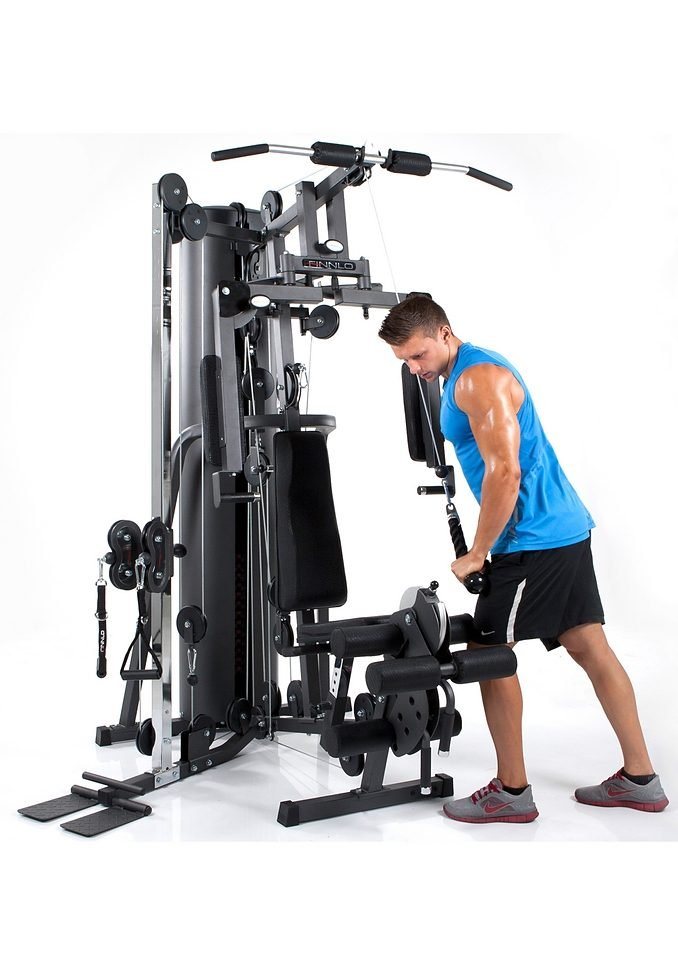 Finnlo by Hammer Kraftstation Autark 2200, 16 Gewichtsblöcke (Seilzug, Butterflystange, Latzug, Ruderfunktion und mehr), max. Benutzergewicht 120 kg, max. Trainingsgewicht 100 kg Bild 5