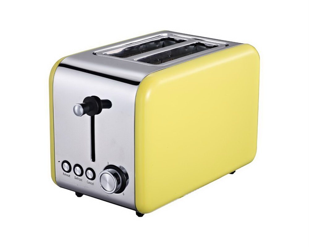 Michelino 2-in-1-Toaster 2-Scheiben Toaster Toastautomat mit Brötchenaufsatz, 850 W, Coll-Touch Gehäuse - mit herausnehmbarem Brötchenaufsatz