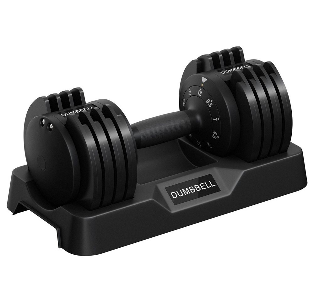 Yaheetech Kurzhantel 5-in-1 Verstellbare Hantel, Mit 5 Gewichtsstufen von 2 bis 12 kg, 1-Sekunde-Schnelleinstellung Bild 3