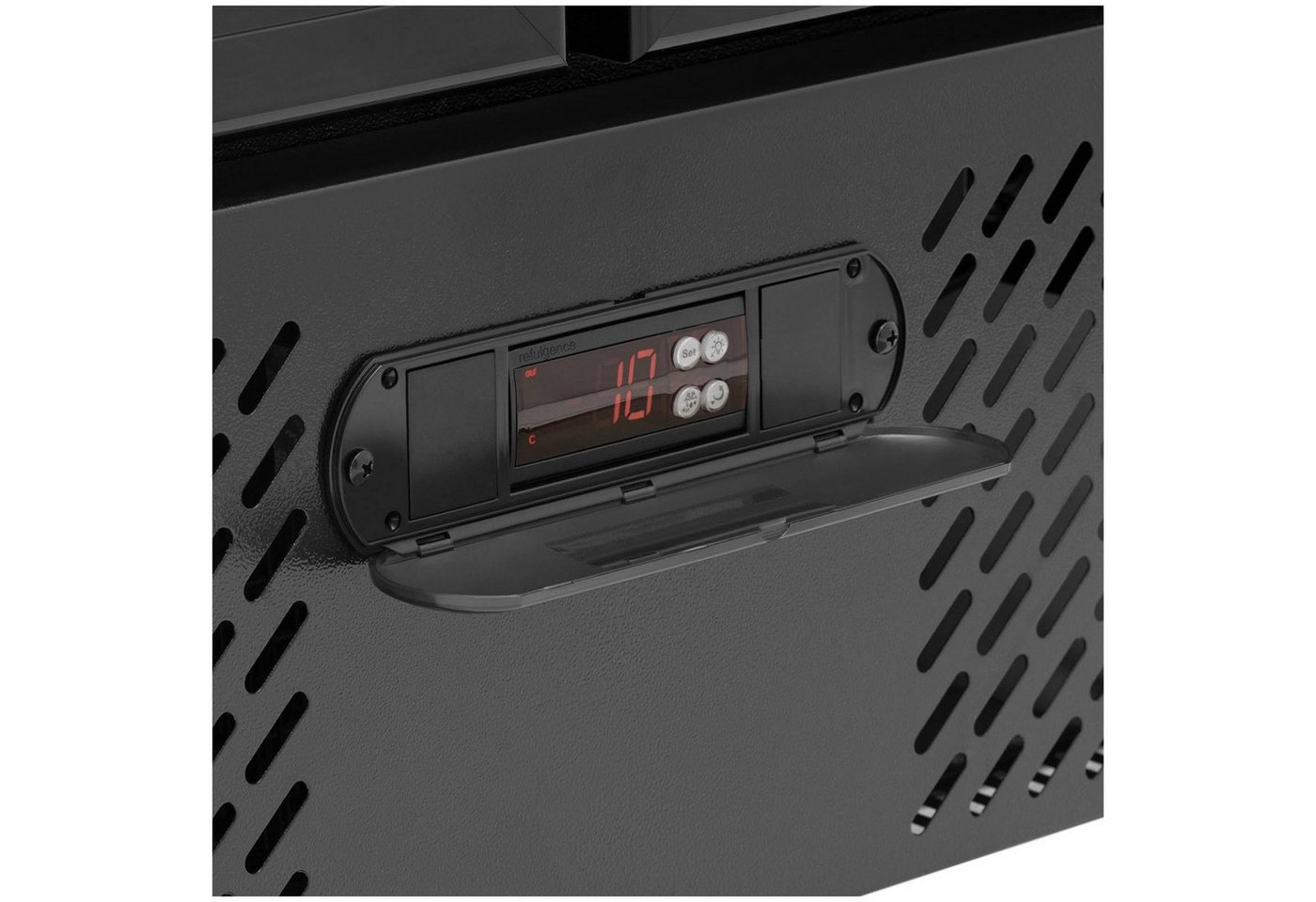 Royal Catering Getränkekühlschrank RC-BC004, 180 cm hoch, 90.5 cm breit, 458 L Kühlschrank für Getränke mit Glastür LED-Beleuchtung schwarz Bild 5