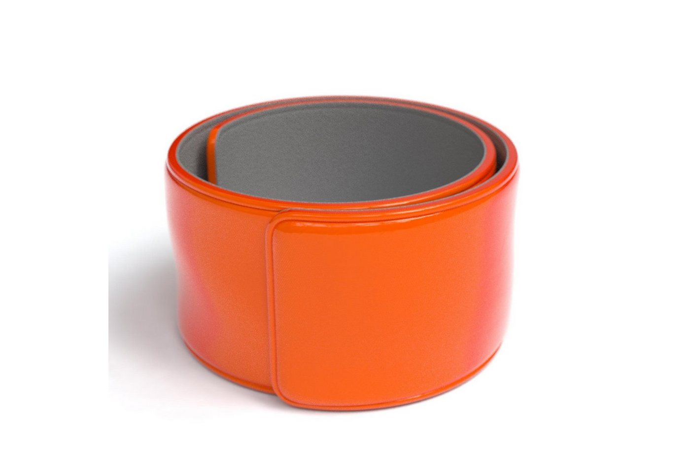 EAZY CASE Fahrradreflektor 6er Set Schnapp-Leuchtarmbänder, Jogging Reflektoren Schnapparmband Neon Laufband reflektierend Orange