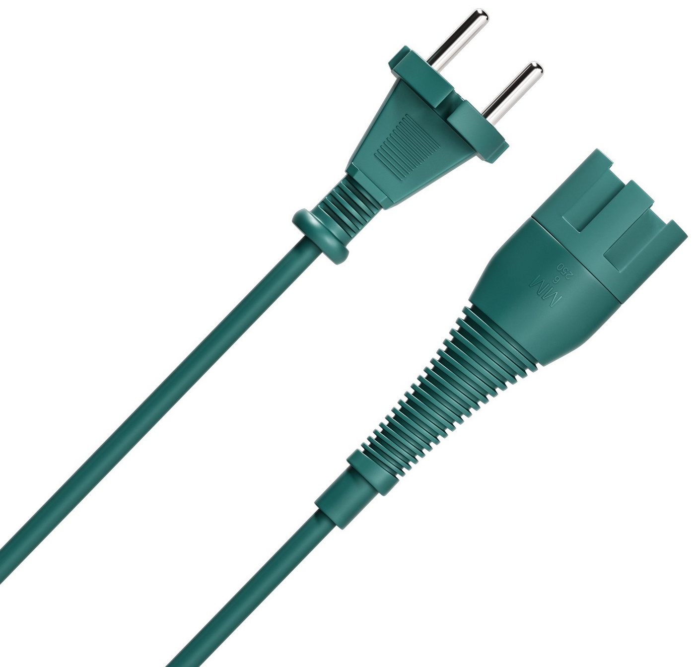 VIOKS Anschlusskabel Ersatz für Vorwerk Handstaubsauger Kobold VK130, VK131 Stromkabel, Konturenstecker, 7 m Bild 4