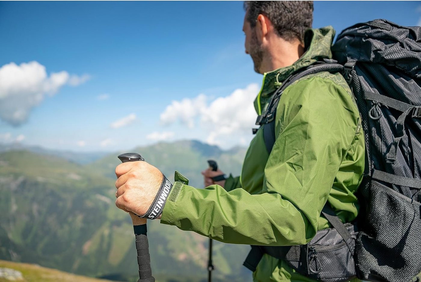 Steinwood Wanderstöcke Aluminium - Trekkingstöcke - leicht, verstellbar mit Teleskop und Kle… Bild 2