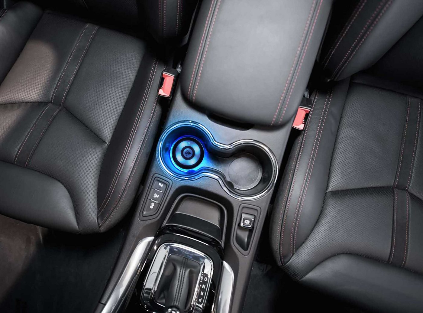 Dunlop Becherhalter Licht für Getränkehalter mit LED-Beleuchtung, (7 Farben mit 2 Funktionen), Auto Getränkehalter Beleuchtung Bild 2