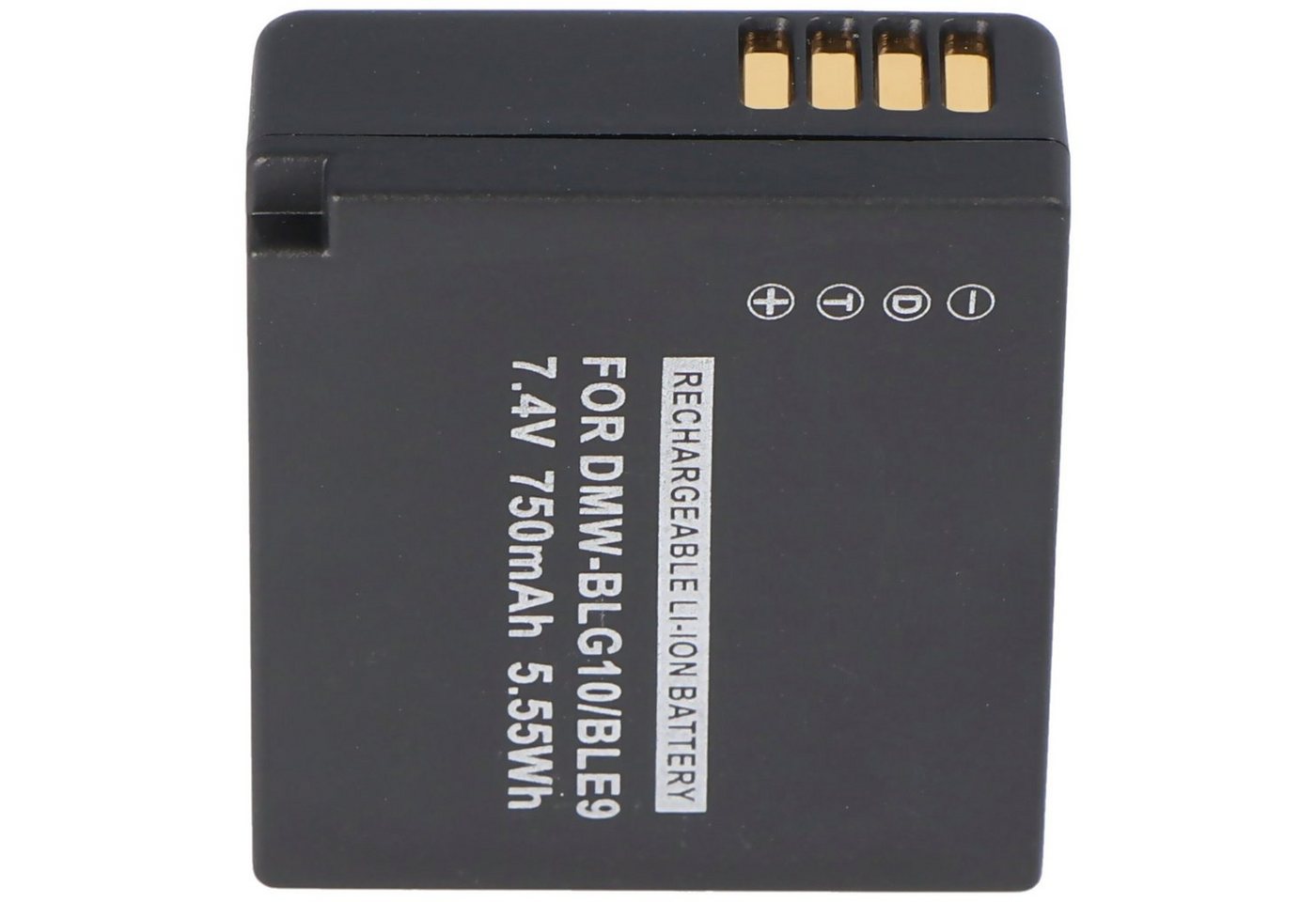 AccuCell Akku kompatibel für Panasonic DMW-BLG10 E Akku DMW-BLE9 Akku, DMW-BLE Akku 750 mAh (7,4 V)