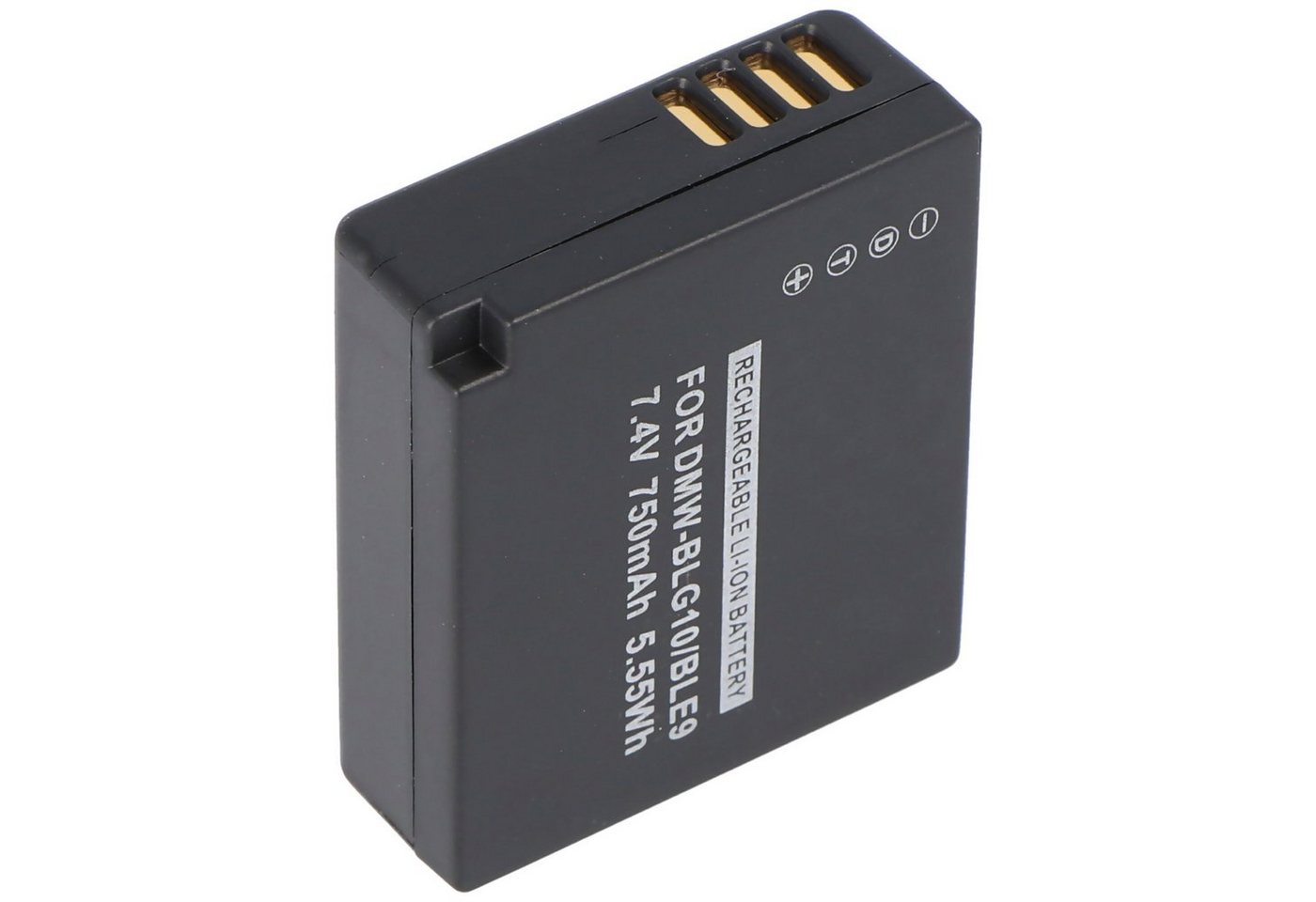 AccuCell Akku kompatibel für Panasonic DMW-BLG10 E Akku DMW-BLE9 Akku, DMW-BLE Akku 750 mAh (7,4 V) Bild 2