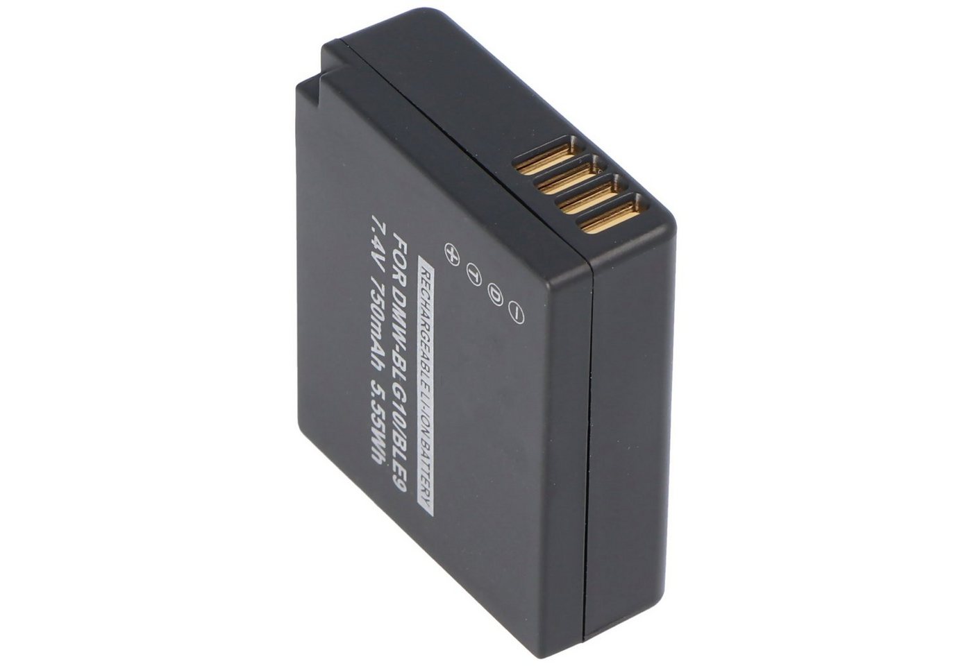 AccuCell Akku kompatibel für Panasonic DMW-BLG10 E Akku DMW-BLE9 Akku, DMW-BLE Akku 750 mAh (7,4 V) Bild 3