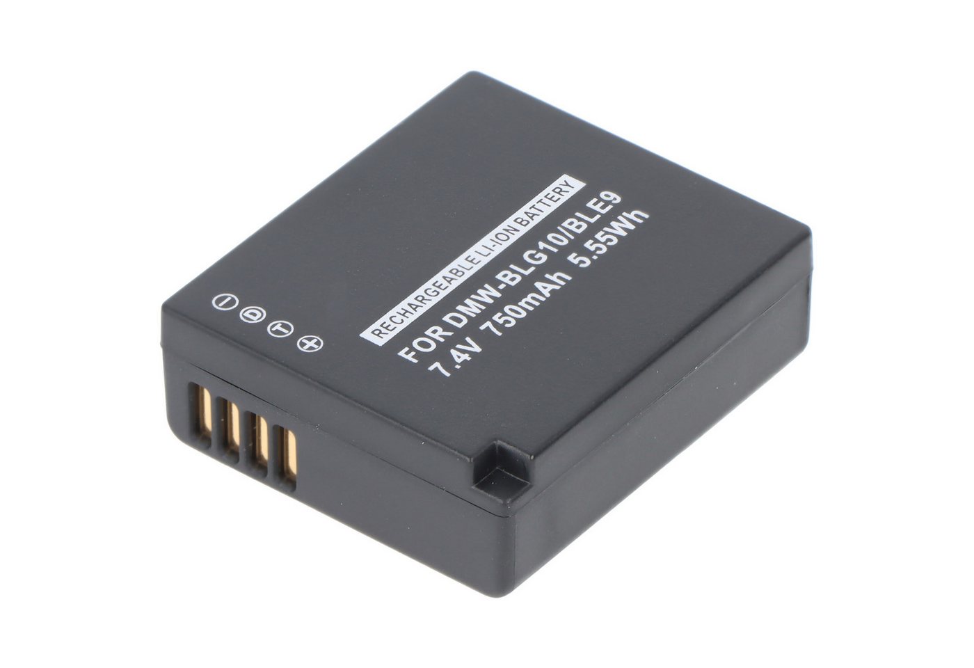 AccuCell Akku kompatibel für Panasonic DMW-BLG10 E Akku DMW-BLE9 Akku, DMW-BLE Akku 750 mAh (7,4 V) Bild 4