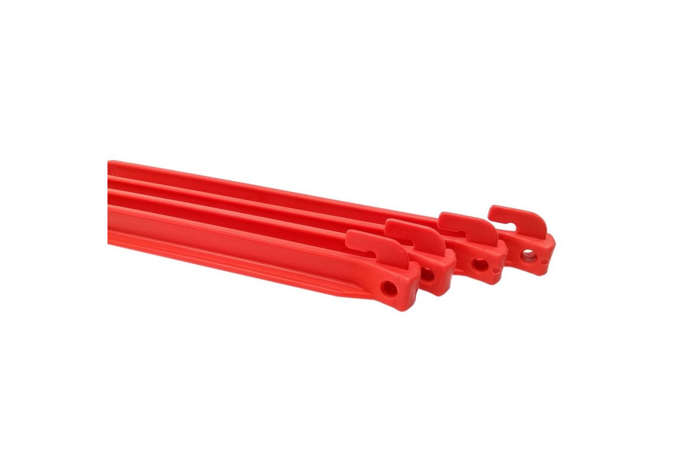 ToCi Zelthering 12x Kunststoff Heringe 30cm Rot Zeltheringe für weiche & sandige Böden Bild 2
