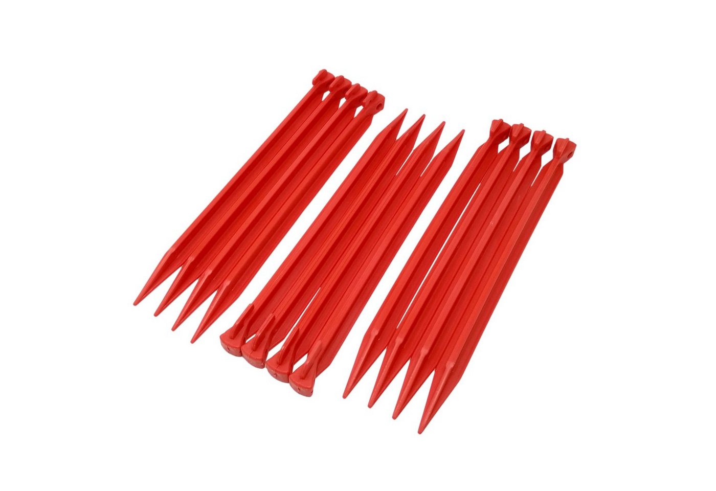ToCi Zelthering 12x Kunststoff Heringe 30cm Rot Zeltheringe für weiche & sandige Böden Bild 4