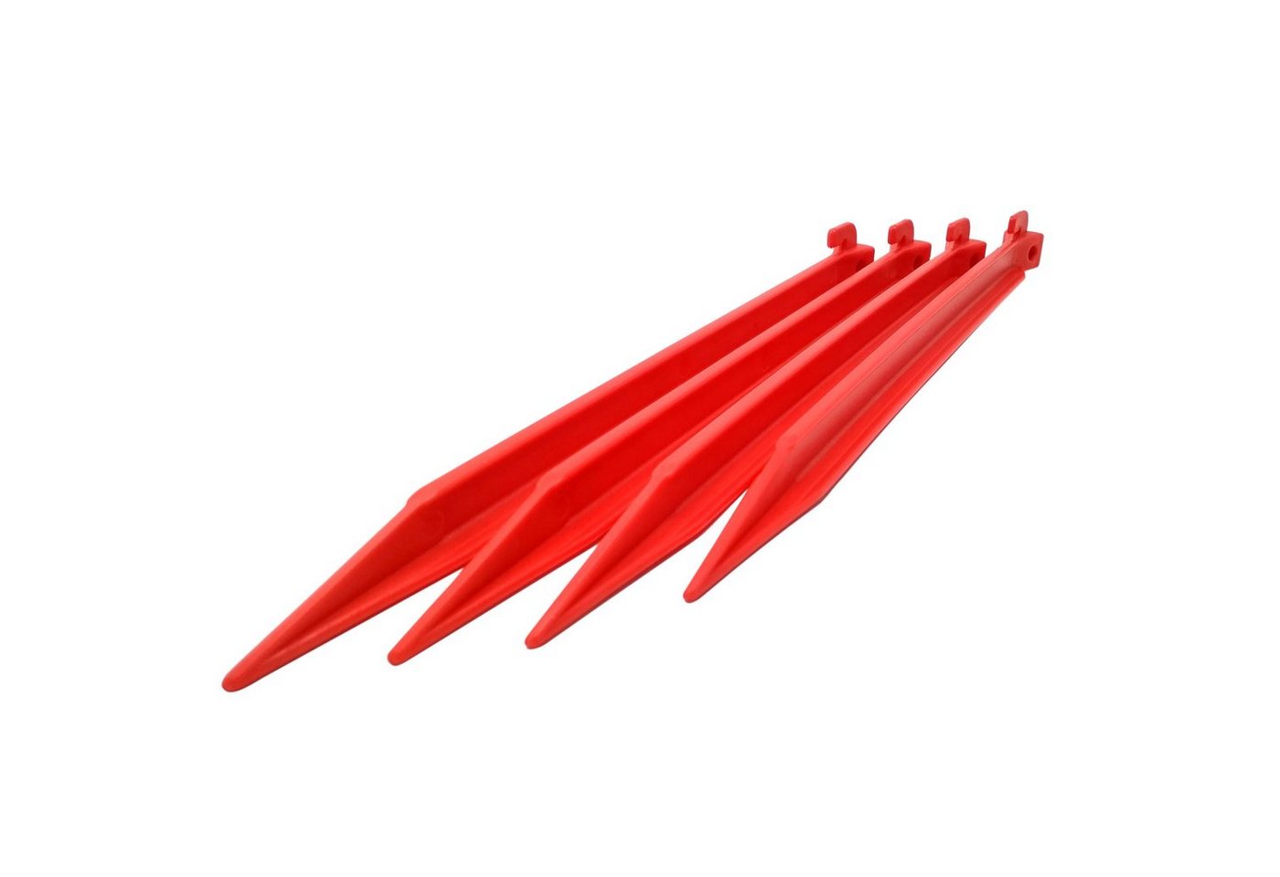 ToCi Zelthering 12x Kunststoff Heringe 30cm Rot Zeltheringe für weiche & sandige Böden Bild 5