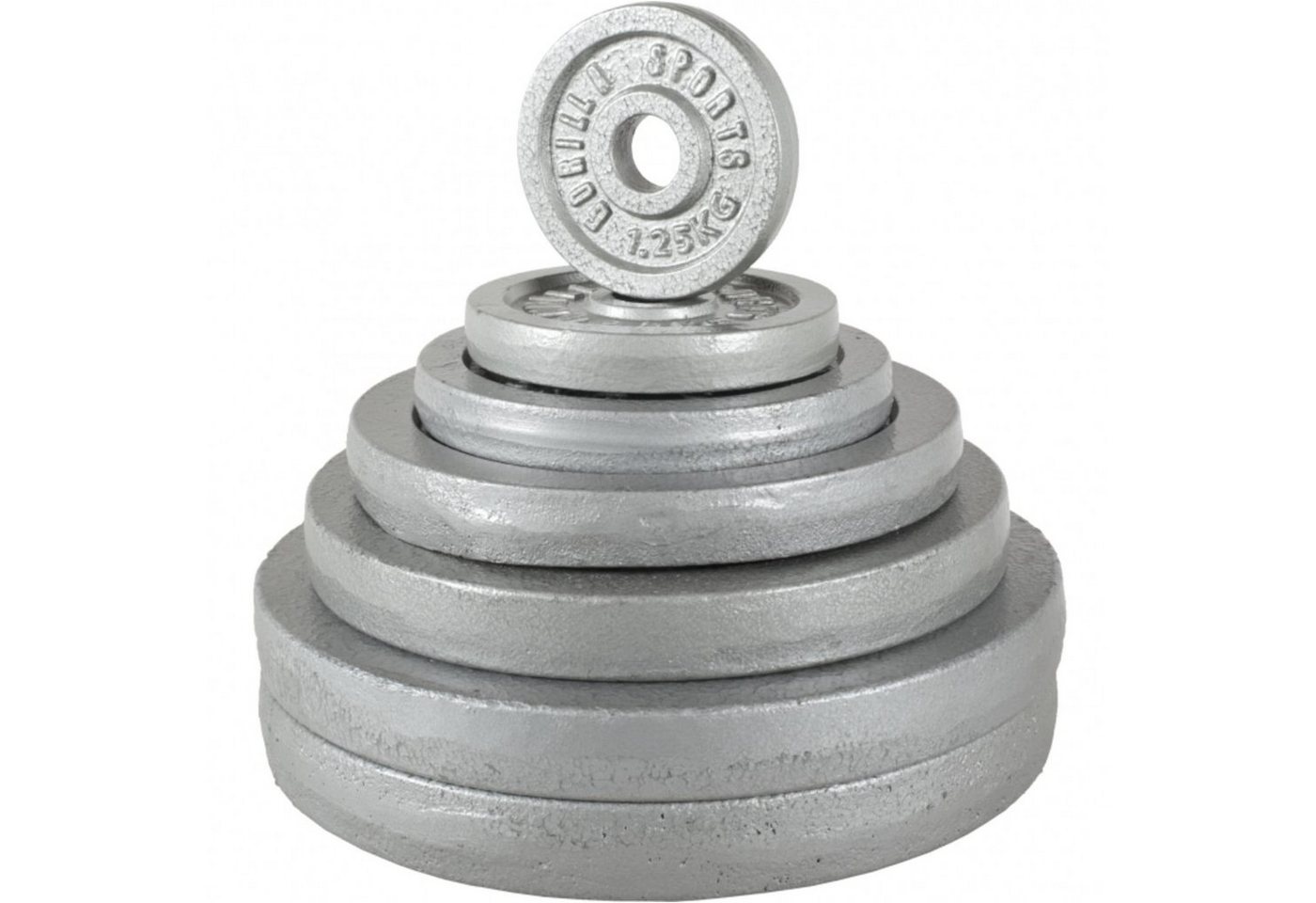 GORILLA SPORTS Hantel-Set SZ-Curlset Gusseisen 35 kg mit Verschlüssen Bild 2
