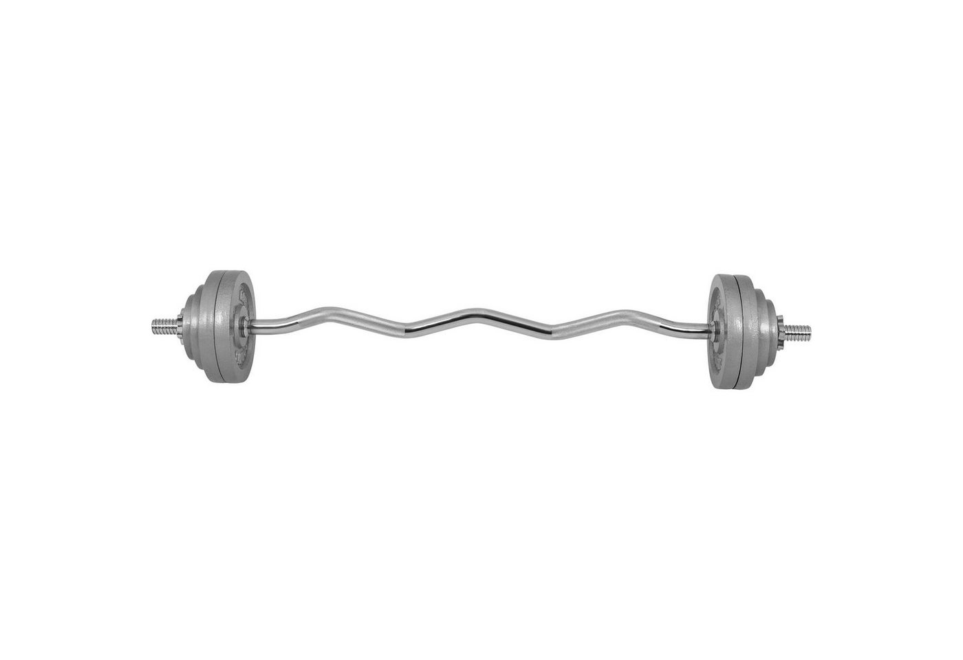 GORILLA SPORTS Hantel-Set SZ-Curlset Gusseisen 35 kg mit Verschlüssen Bild 4