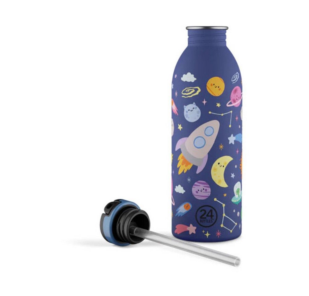 24 Bottles Trinkflasche Trinkflasche 0,5 l Kids Bottle Space Friends