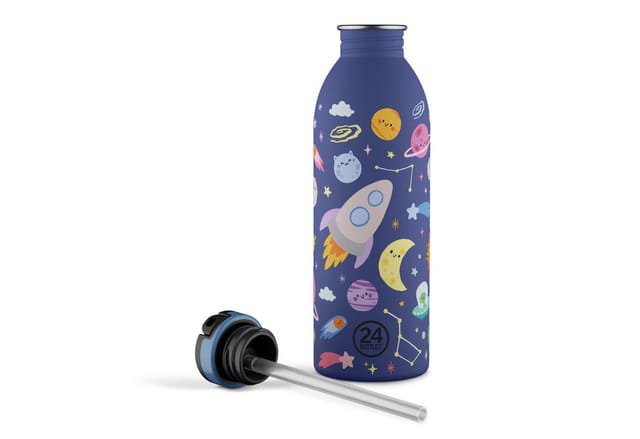 24 Bottles Trinkflasche Trinkflasche 0,5 l Kids Bottle Space Friends