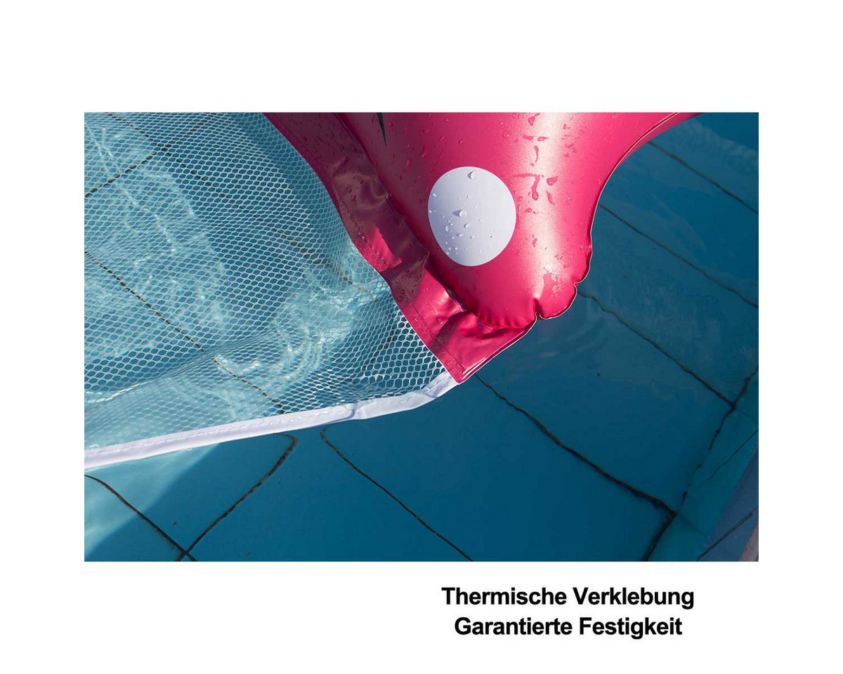 Vivi Idee Badeinsel Wasserhängematte Wasserluftmatraze mit Netz Wasserliege, (1-St) Bild 3