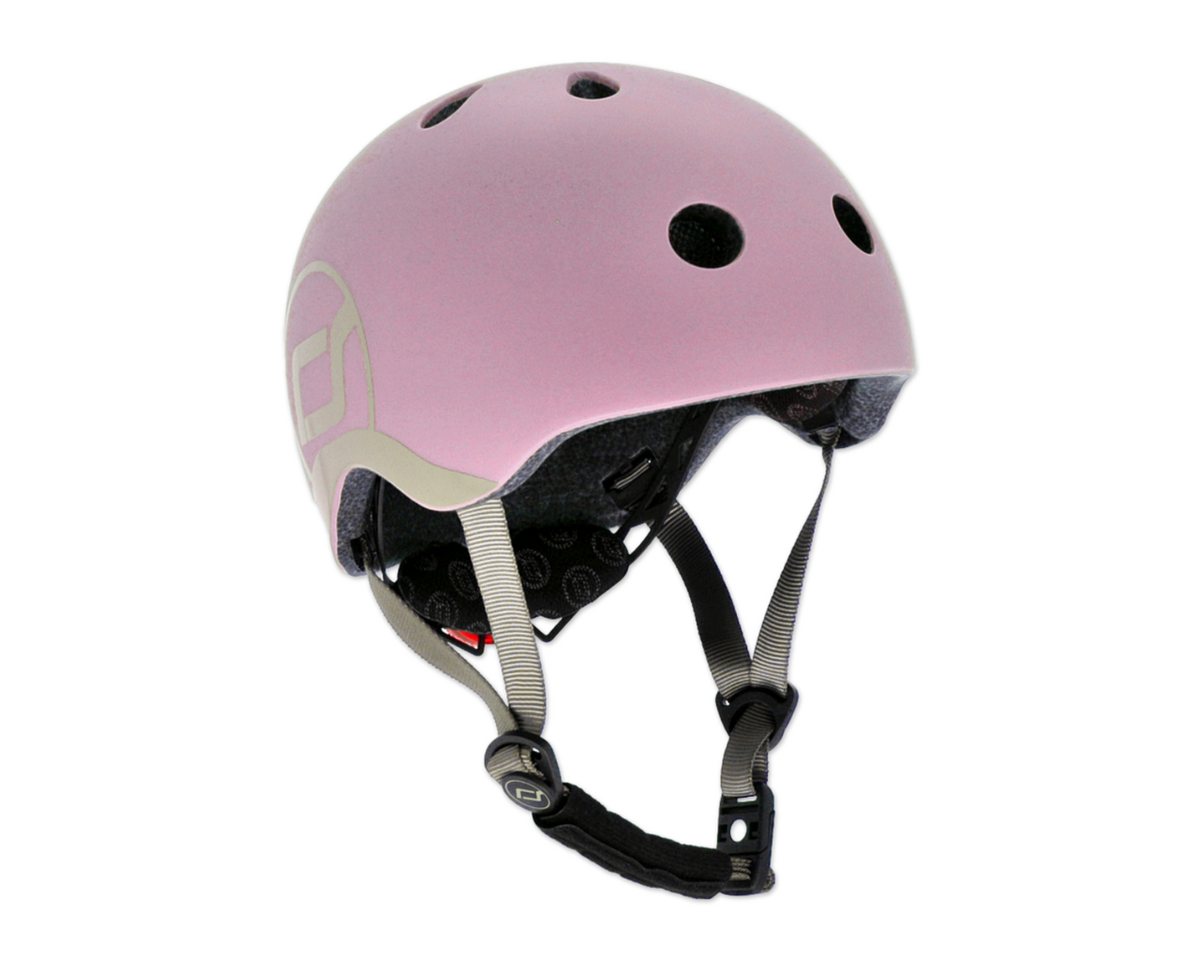 Scoot and Ride Kinderhelm Kinderhelm XXS-S Olive, grün - Schutzhelm, mit LED-Sicherheitslicht Bild 3