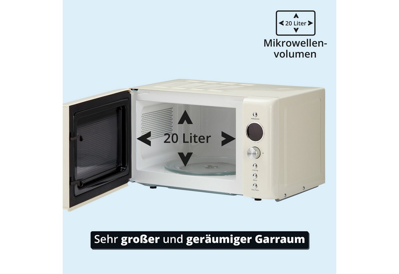 KHG Mikrowelle, Kombi-Mikrowelle 3-in-1 Bild 2
