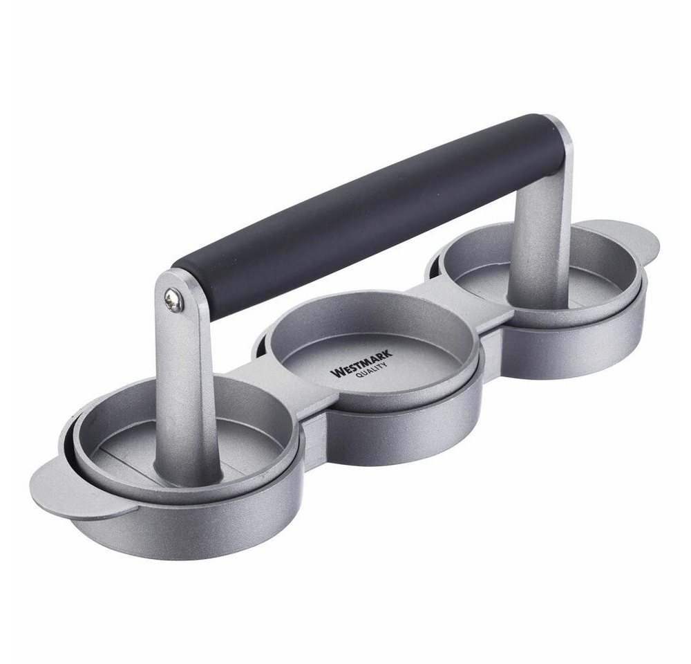 WESTMARK Hamburger Maker Mini, formt 3 Mini-Patties (ca. 6,5 cm) gleichzeitig Bild 2