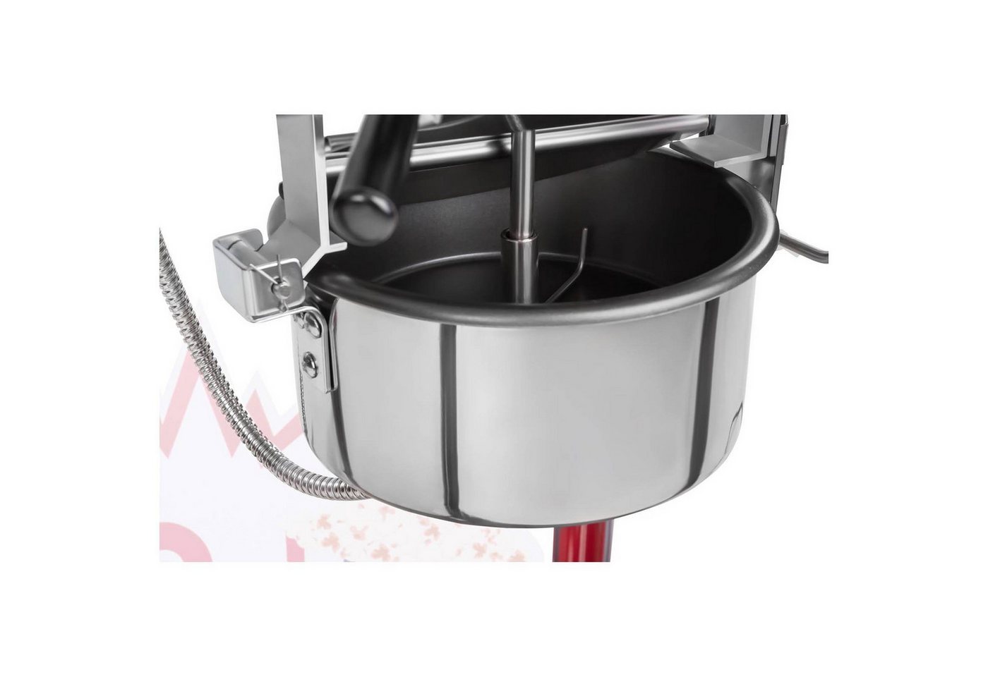 Royal Catering Popcornmaschine 5 kg/h Popcornautomat mit Wagen Popcorn Maker 1500 W USA-Design Profi Bild 2