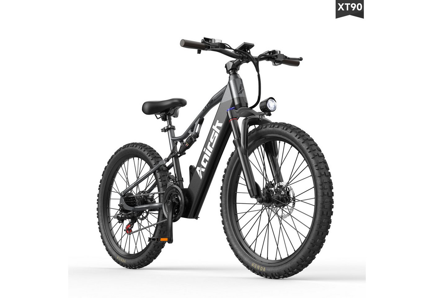 PixelPilot E-Bike Cityrad XT90 26 Zoll Elektrofahrrad 48 V 20 Ah Akku, 7-Gang Shimano-Schaltung, 7 Gang, Heckmotor, 960 Wh, (Packung), mit NFC und Farbdisplay Bild 4