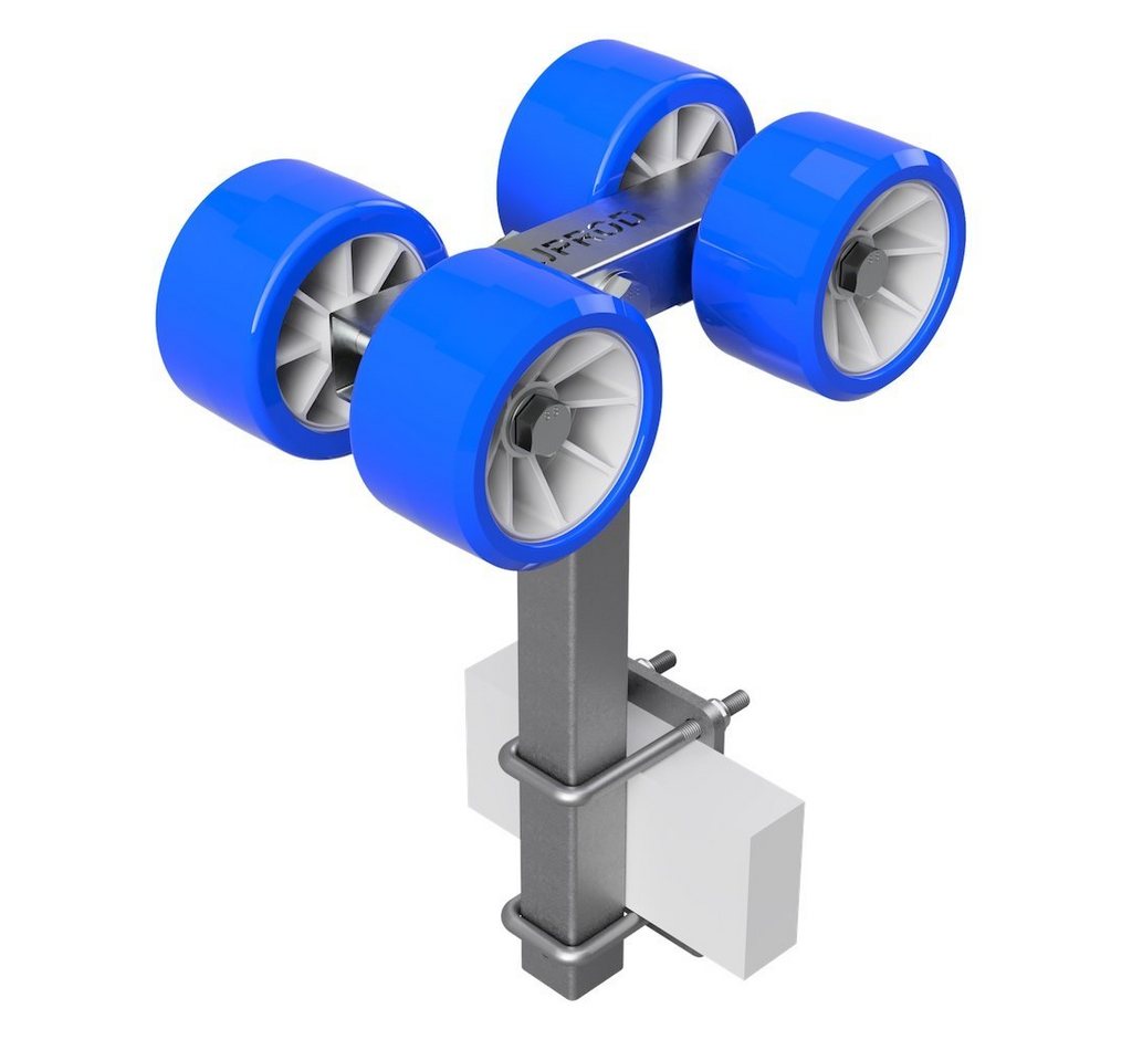 SUPROD Auffahrrampe Sliprollen Slipwagen Sliphilfe Bootstrailer TPU Reifen Ø 120 mm, 4er Bild 3