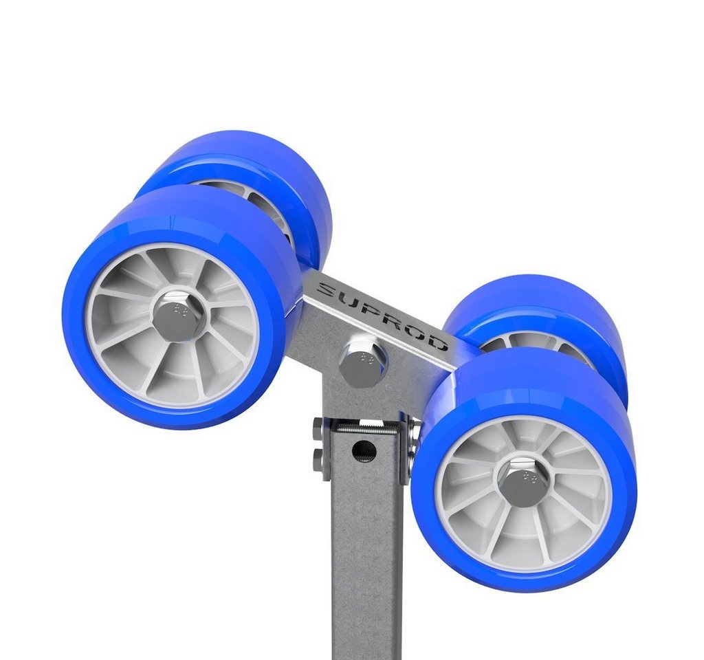 SUPROD Auffahrrampe Sliprollen Slipwagen Sliphilfe Bootstrailer TPU Reifen Ø 120 mm, 4er Bild 4