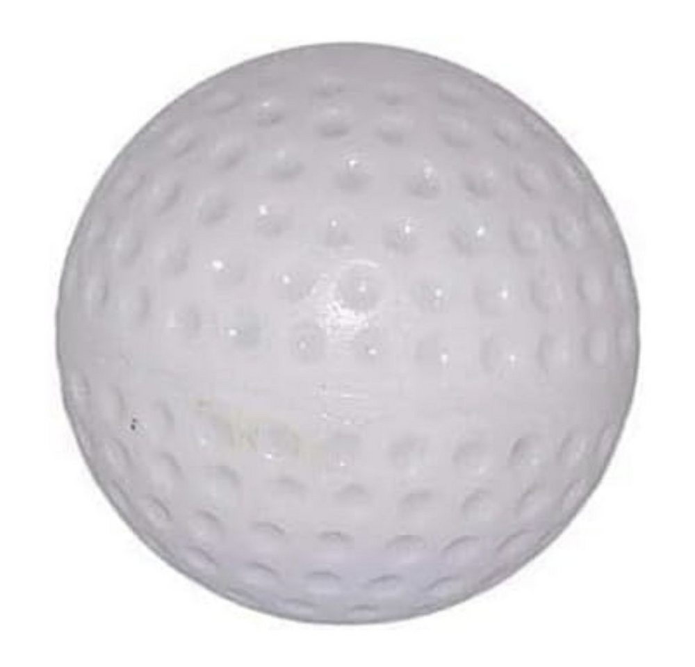 ALFA Hockeyball AB-93 Dimple Feldhockeyball Standardgröße PU Weiß Training (Feldhockeyball, Standardgröße PU-Material)