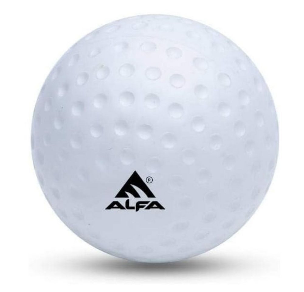 ALFA Hockeyball AB-93 Dimple Feldhockeyball Standardgröße PU Weiß Training (Feldhockeyball, Standardgröße PU-Material) Bild 2