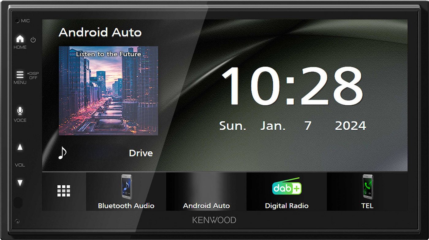 JUST SOUND best choice for caraudio Autoradio Paket Kenwood DMX5023DABS für VW T5 Carplay Android Auto Autoradio (Freisprecheinrichtung) Bild 3