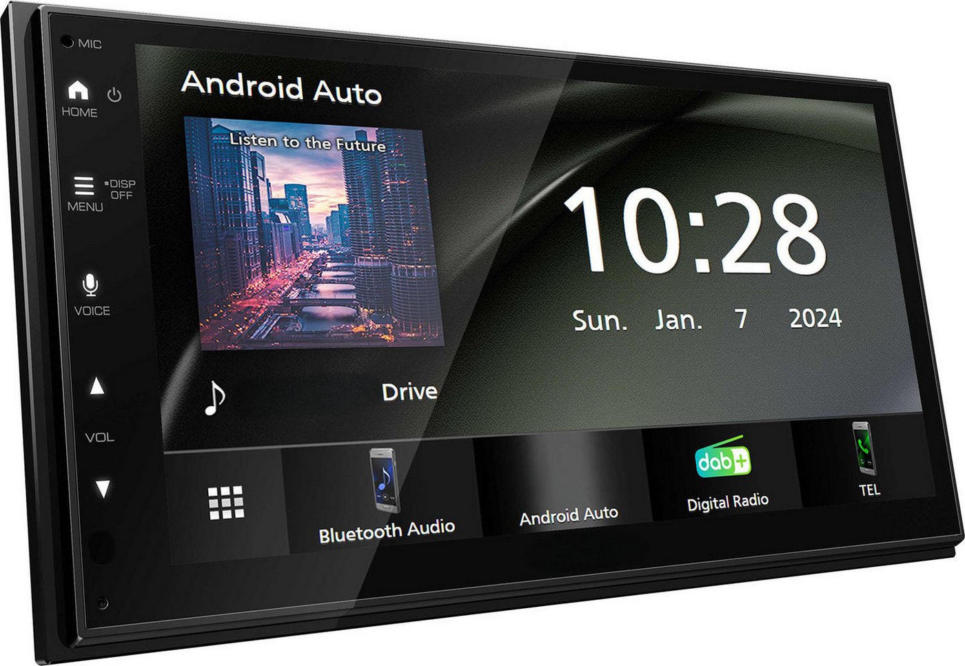 JUST SOUND best choice for caraudio Autoradio Paket Kenwood DMX5023DABS für VW T5 Carplay Android Auto Autoradio (Freisprecheinrichtung) Bild 4