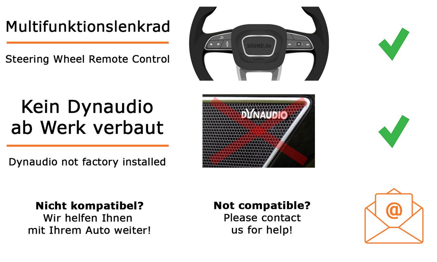 JUST SOUND best choice for caraudio Autoradio Paket Kenwood DMX5023DABS für VW T5 Carplay Android Auto Autoradio (Freisprecheinrichtung) Bild 5