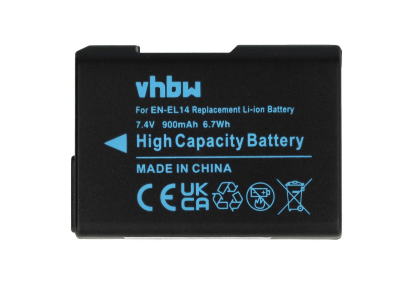 vhbw Akku Ersatz für Nikon EN-EL14 für Kamera / Foto / Kompaktkamera (950 Kamera-Akku Akku Li-Ion 950 mAh (7,2 V, 2 St), Leistungsfähige Austausch-Akkus für Digitalkamera, Spiegelreflexkamera Bild 5