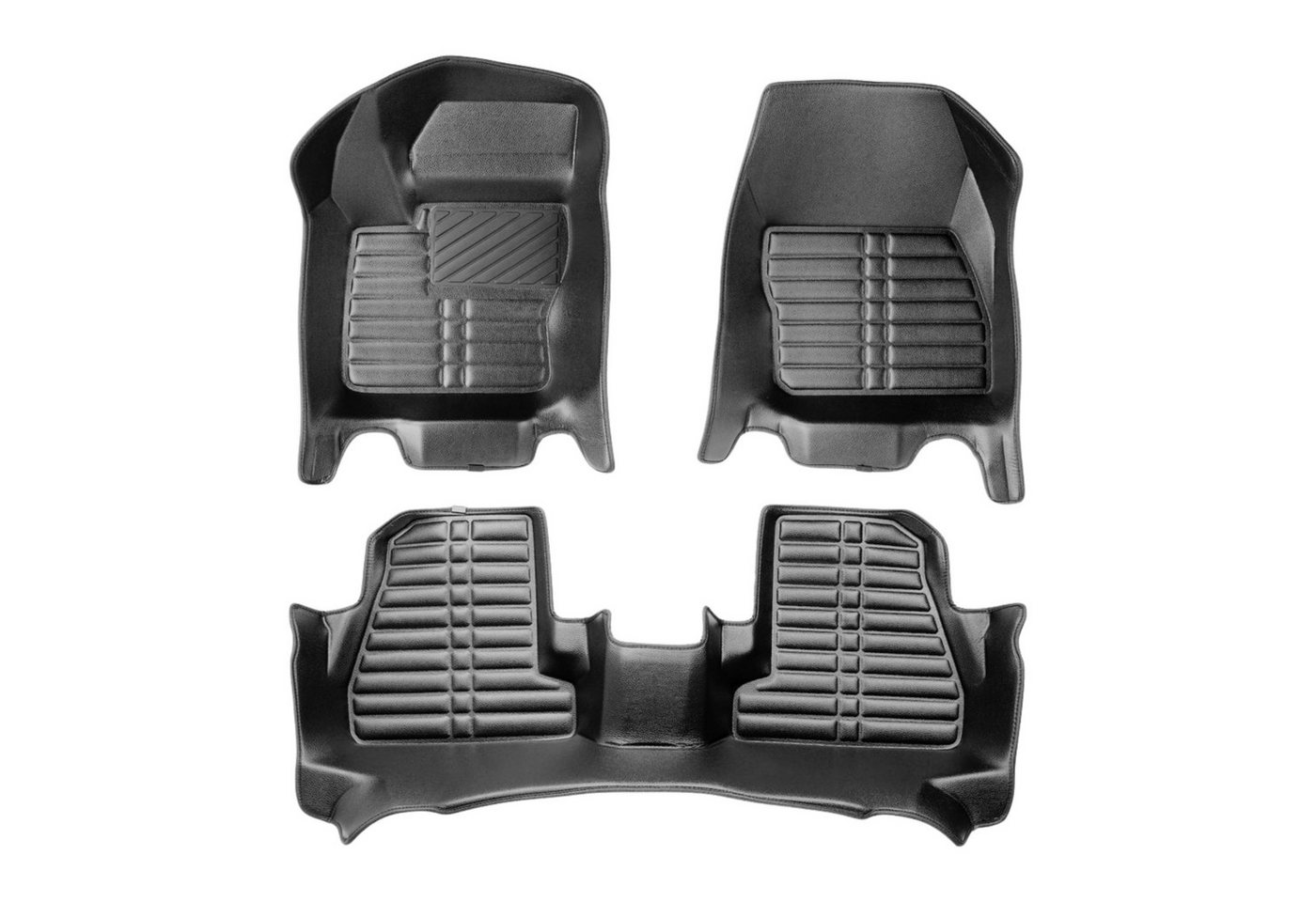 fussmattenprofi.com Auto-Fußmatte 5D Premium Auto Fussmatten für Ford Focus (3.Gen) 2011-2018 (1 St), für Ford Ford Focus Bild 2