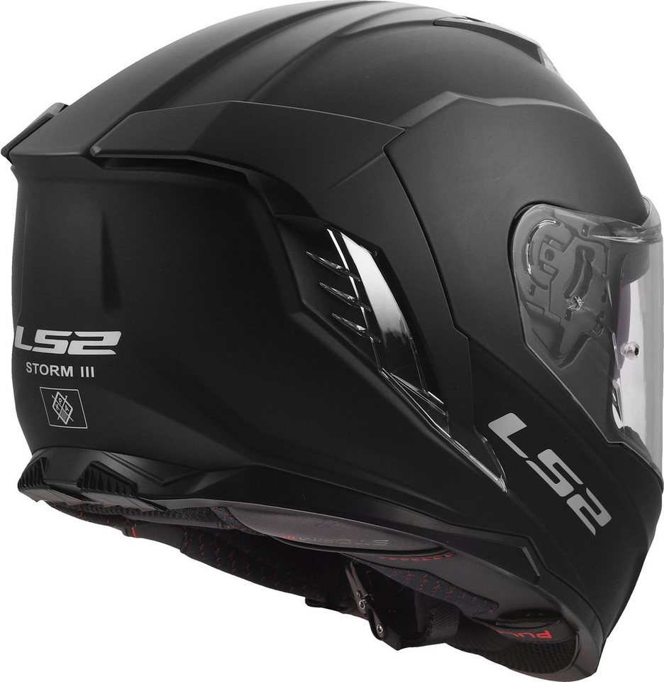 LS2 Motorradhelm FF818 Storm III Helm, Pinlockscheibe Enthalten
