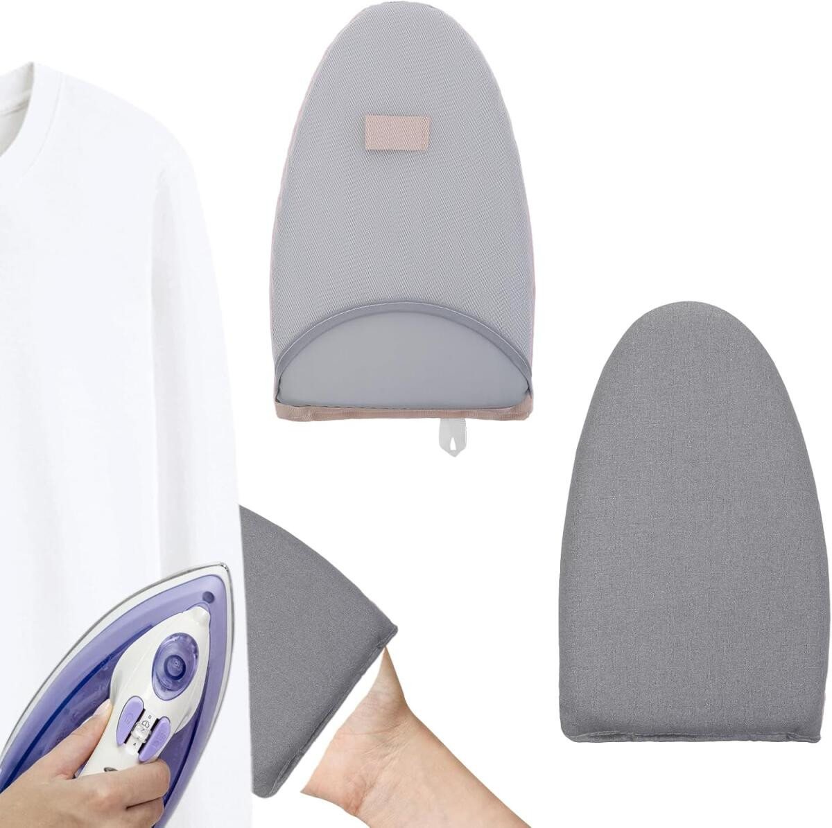 FELIXLEO Hitzeschutzhandschuhe Garment Steamer Ironing Handschuh Anti Dampf Wasserdicht Grau (1-St) Bild 2