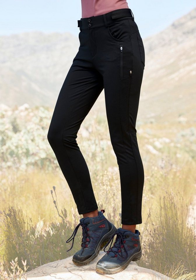 LASCANA ACTIVE Trekkinghose Slim fit mit regulierbarem Bund