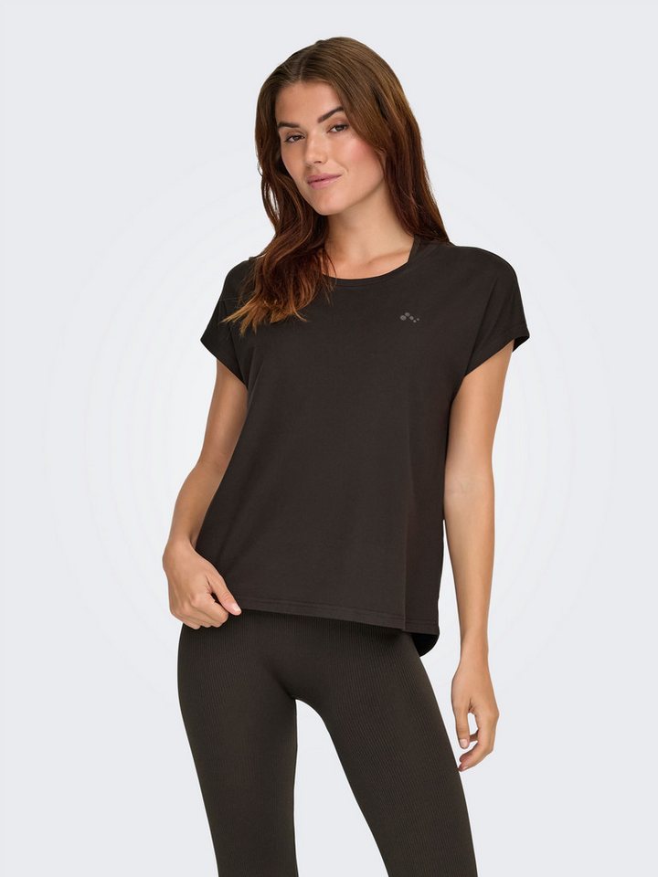 ONLY Play Trainingsshirt ONPAUBREE SS LOOSE TRAIN TEE - NOOS in Jersey-Qualität, lockere Passform, unifarben, mit Logodruck