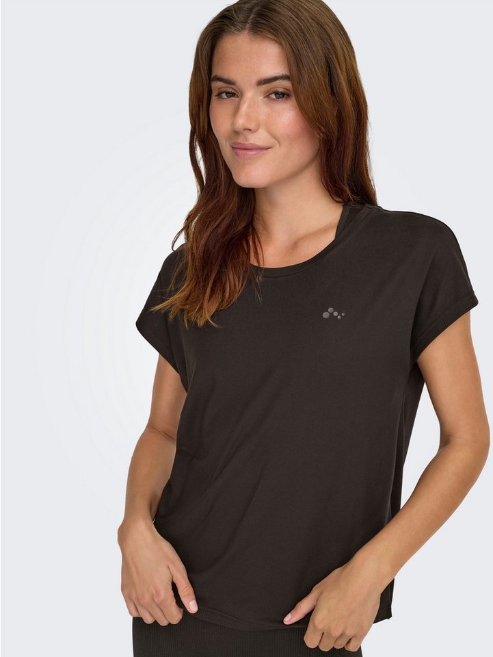 ONLY Play Trainingsshirt ONPAUBREE SS LOOSE TRAIN TEE - NOOS in Jersey-Qualität, lockere Passform, unifarben, mit Logodruck Bild 2