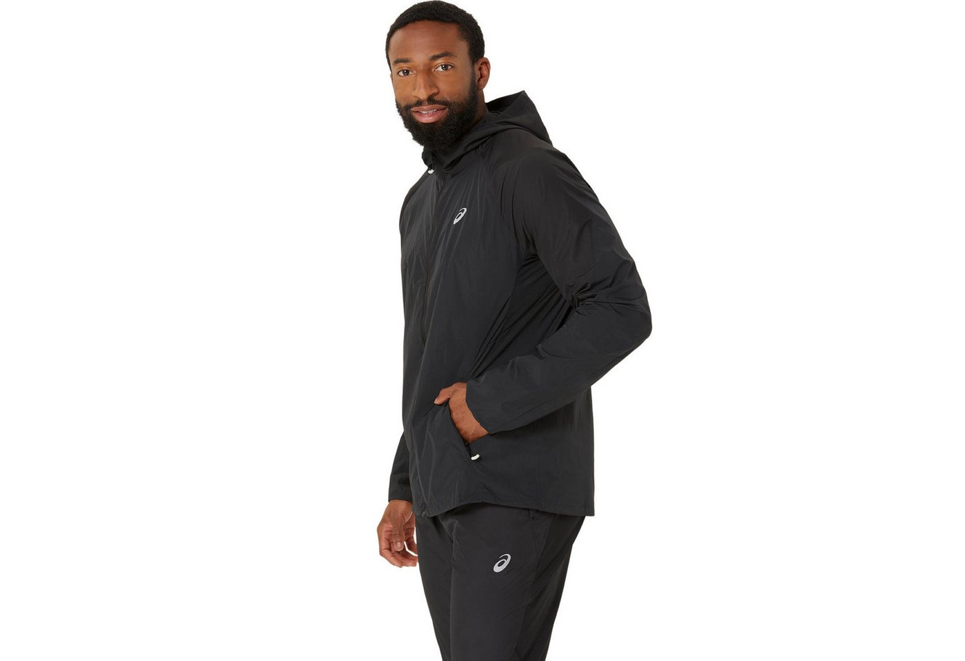 Asics Laufjacke ROAD PACKABLE JACKET ACTIBREEZE™ Technologie, Wasserabweisend, Windabweisend Bild 4