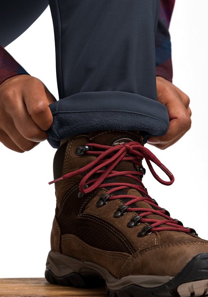 Maier Sports Softshellhose DA-HOSE EL. SOFTSH. PERLIT W mit winddichter 3-Lagen-Konstruktion, atmungsaktiv, wasserabweisend