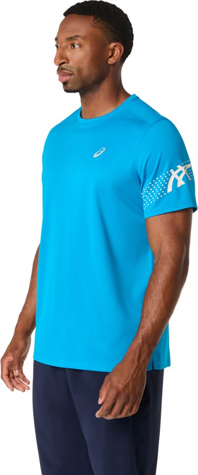 Asics Laufshirt ICON SS TOP Schnelltrocknend, Atmungsaktiv, Reflektierend